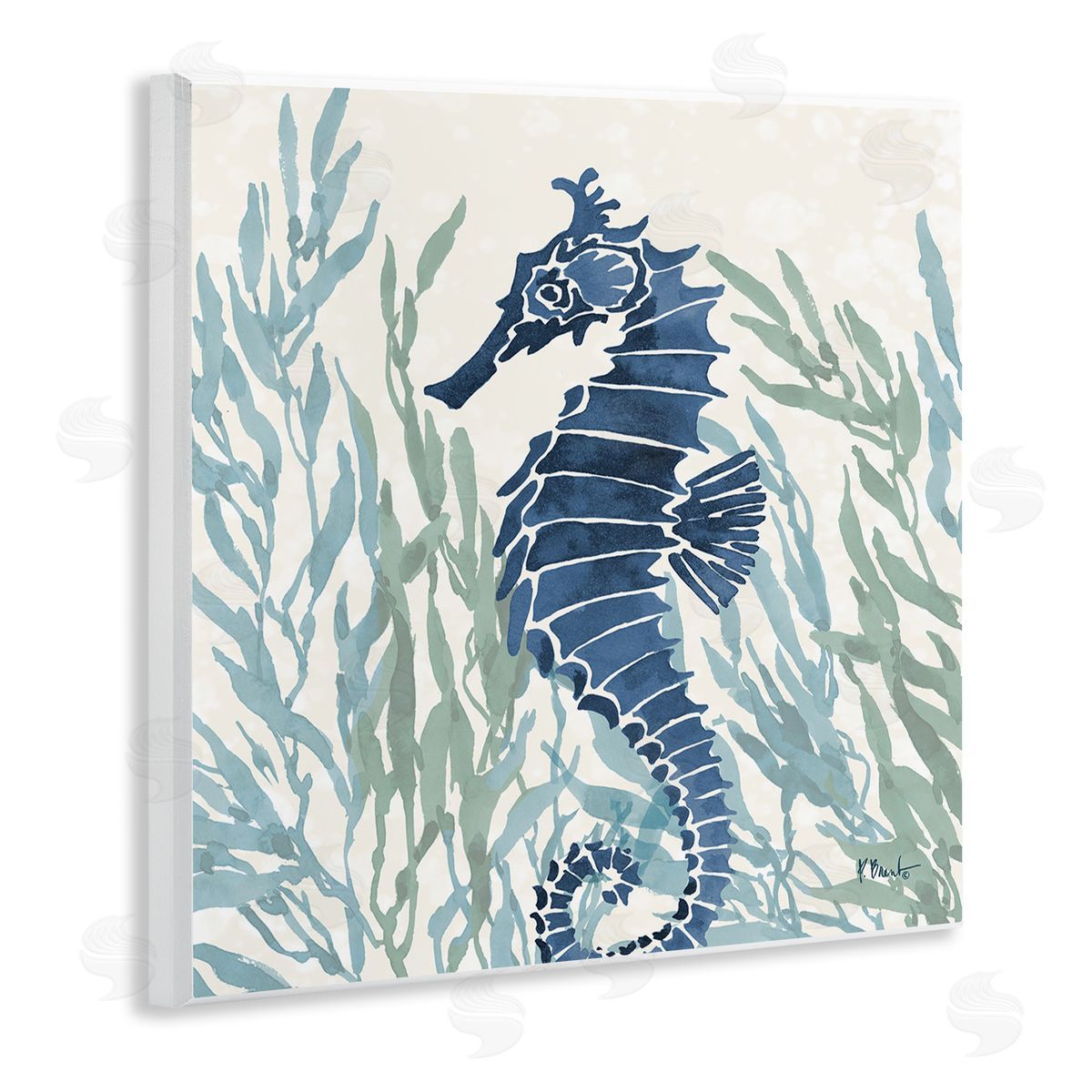 Paul Brent Radiant Sea Life Seahorse Canvas Wall Art Print