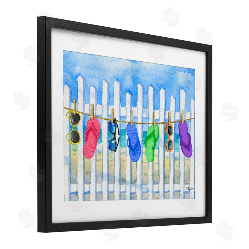 Paul Brent | Summer Clothesline with Flip Flops