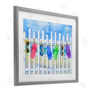 Paul Brent | Summer Clothesline with Flip Flops