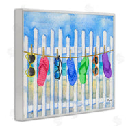 Paul Brent | Summer Clothesline with Flip Flops