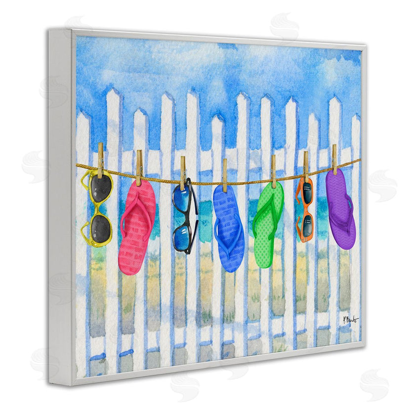 Paul Brent | Summer Clothesline with Flip Flops