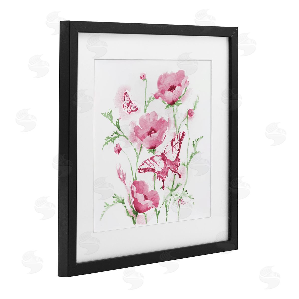 Paul Brent Pink Province Poppies Canvas Wall Art Print