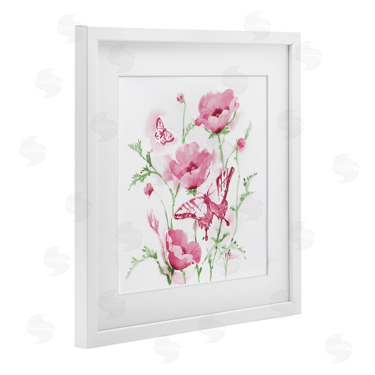 Paul Brent Pink Province Poppies Canvas Wall Art Print