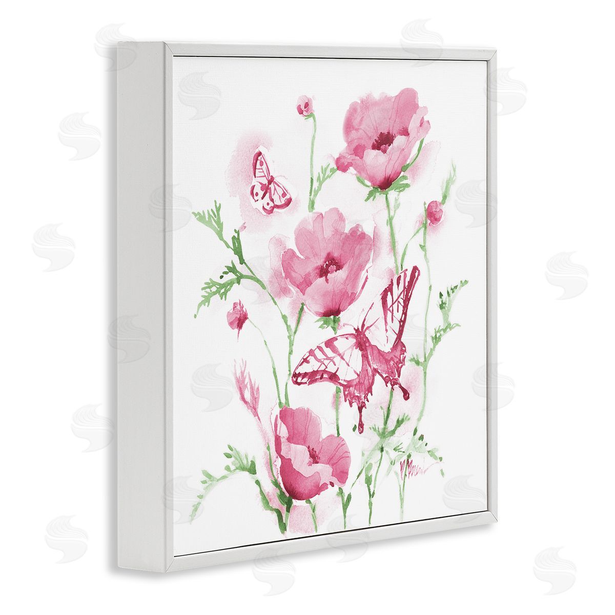 Paul Brent Pink Province Poppies Canvas Wall Art Print