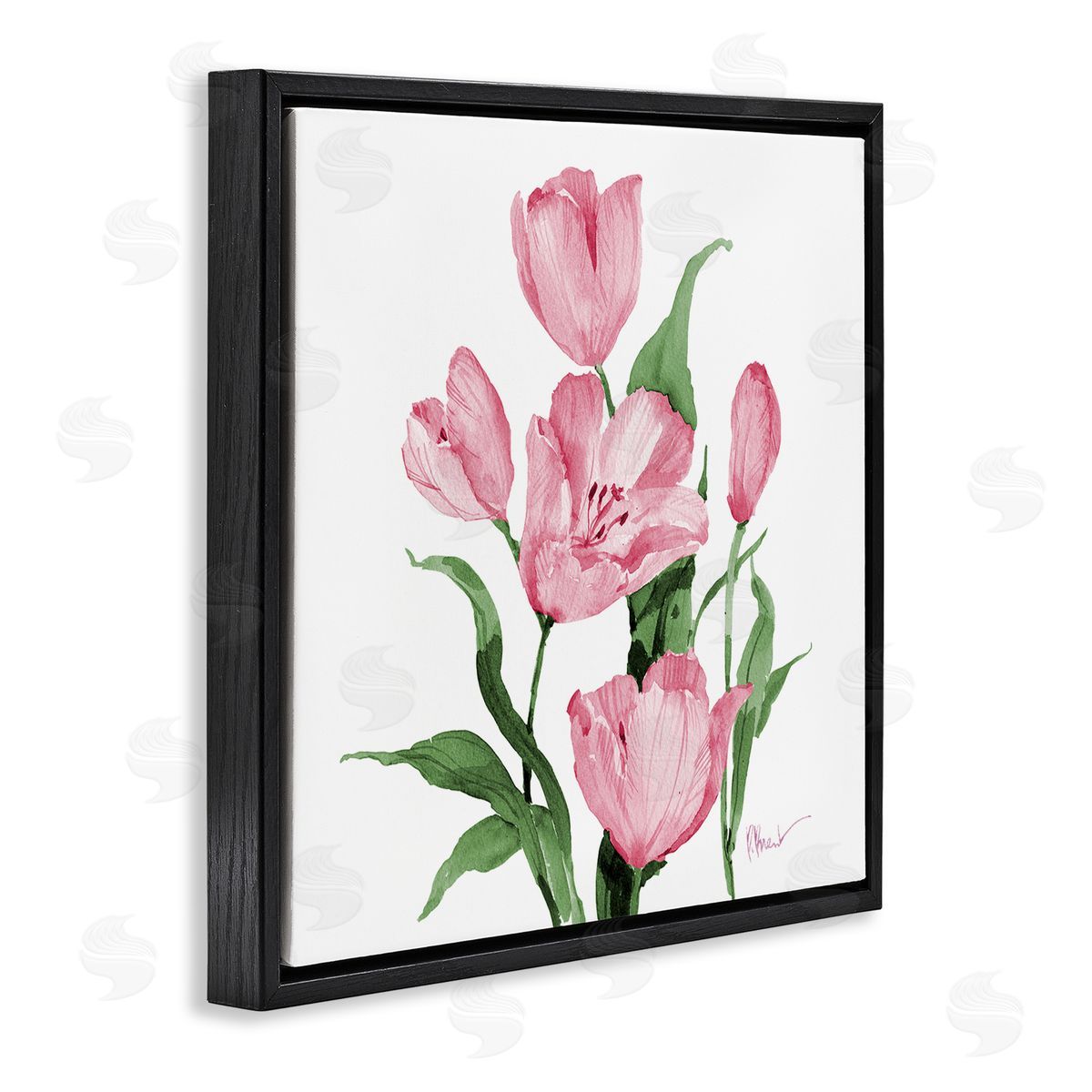 Paul Brent Province Tulips in Pink Canvas Wall Art Print