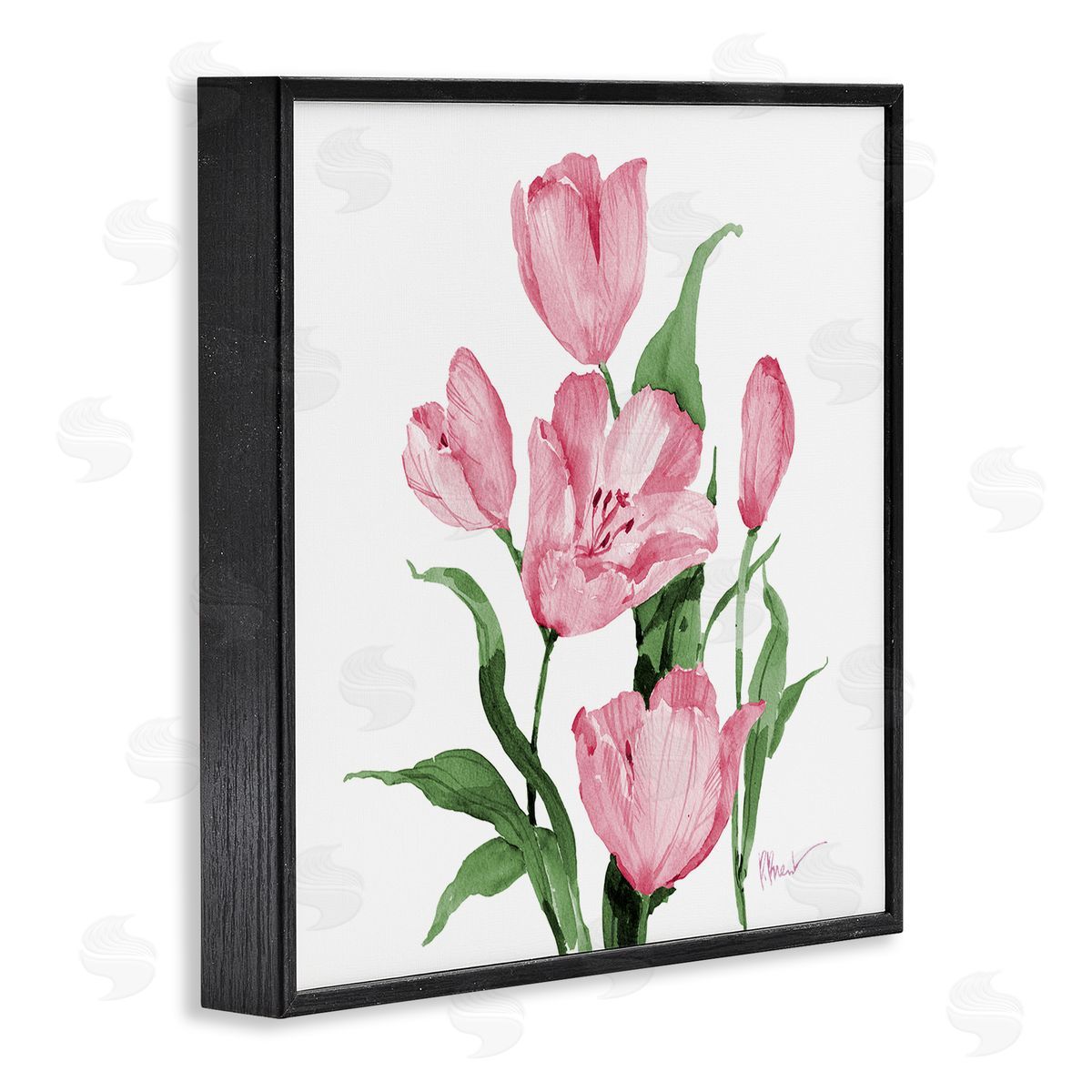 Paul Brent Province Tulips in Pink Canvas Wall Art Print