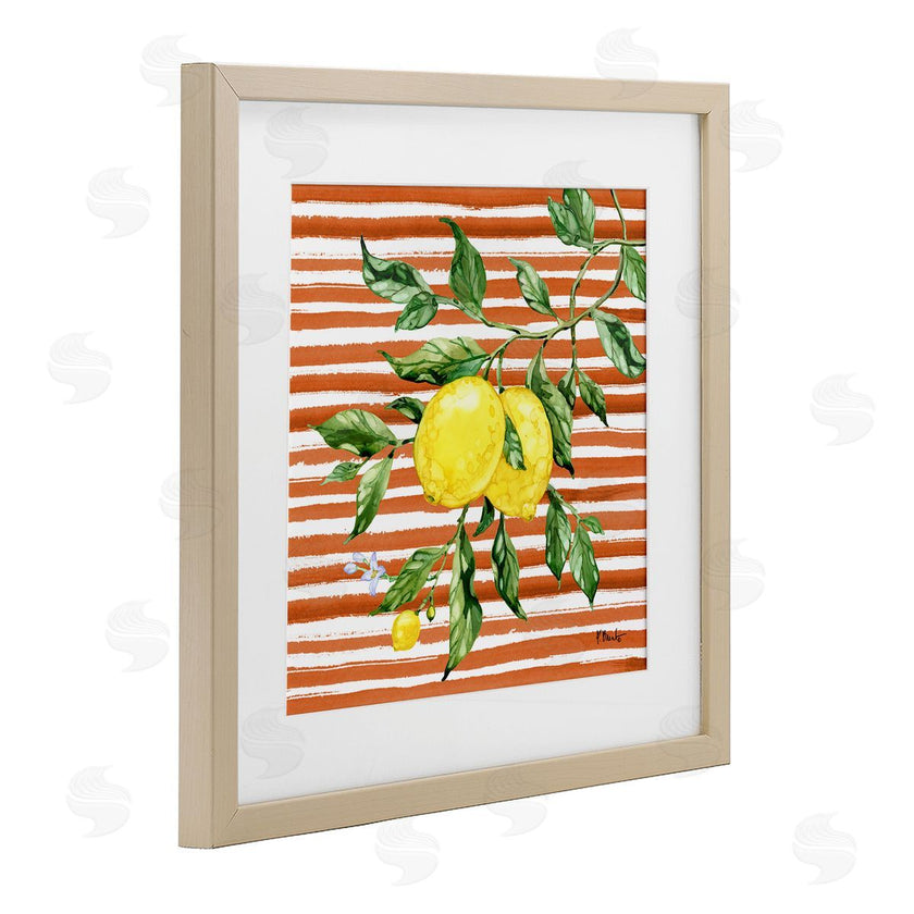 Paul Brent | Juicy Lemon Vine on Red