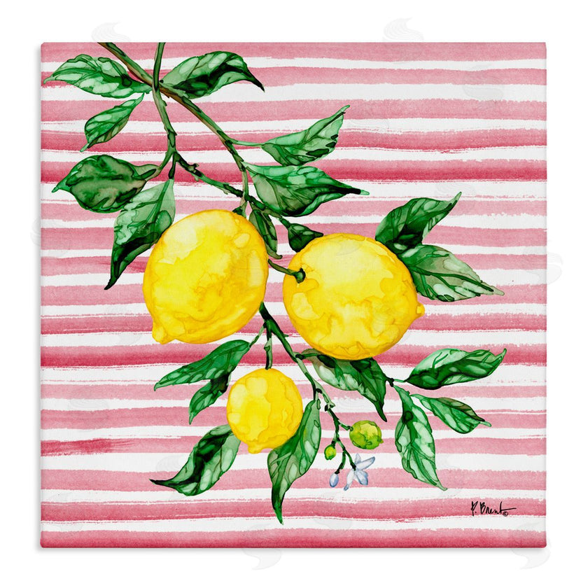 Paul Brent | Juicy Lemon Vine on Pink
