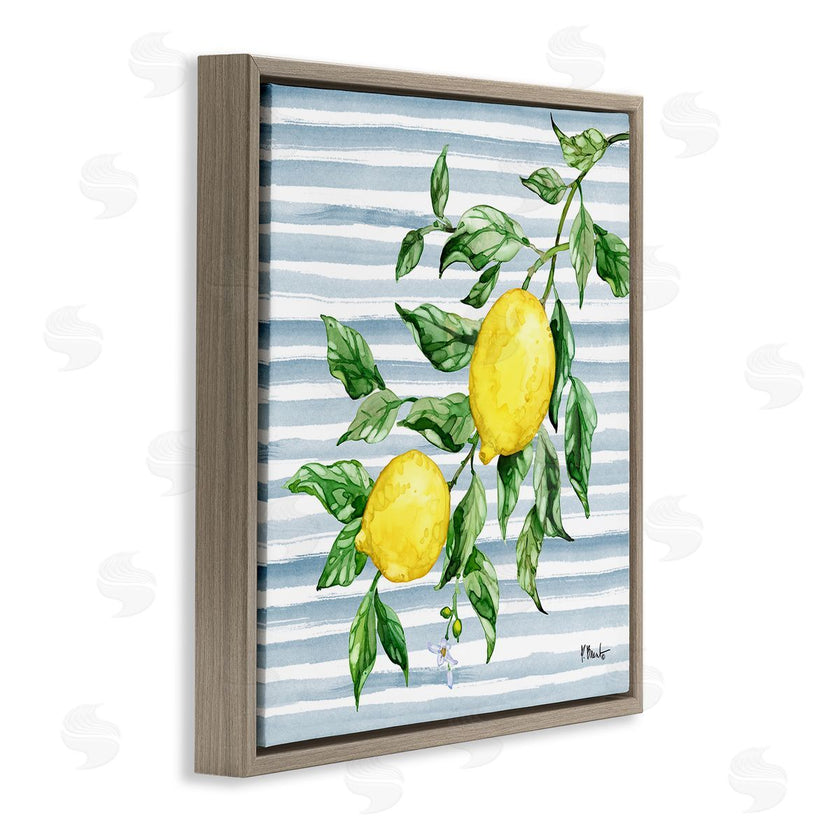 Paul Brent | Juicy Lemon Vine on Blue
