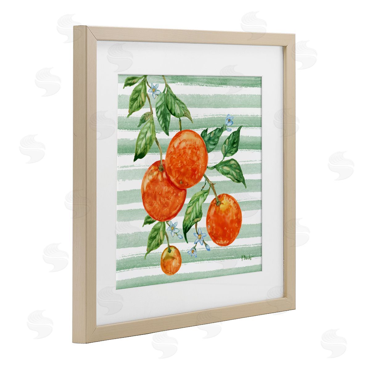Paul Brent Juicy Orange Vine Canvas Wall Art Print