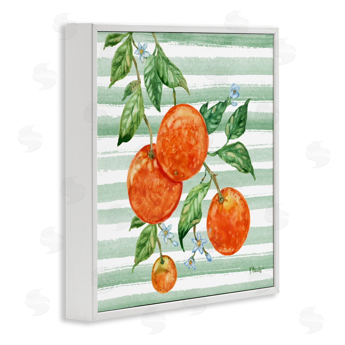 Paul Brent Juicy Orange Vine Canvas Wall Art Print