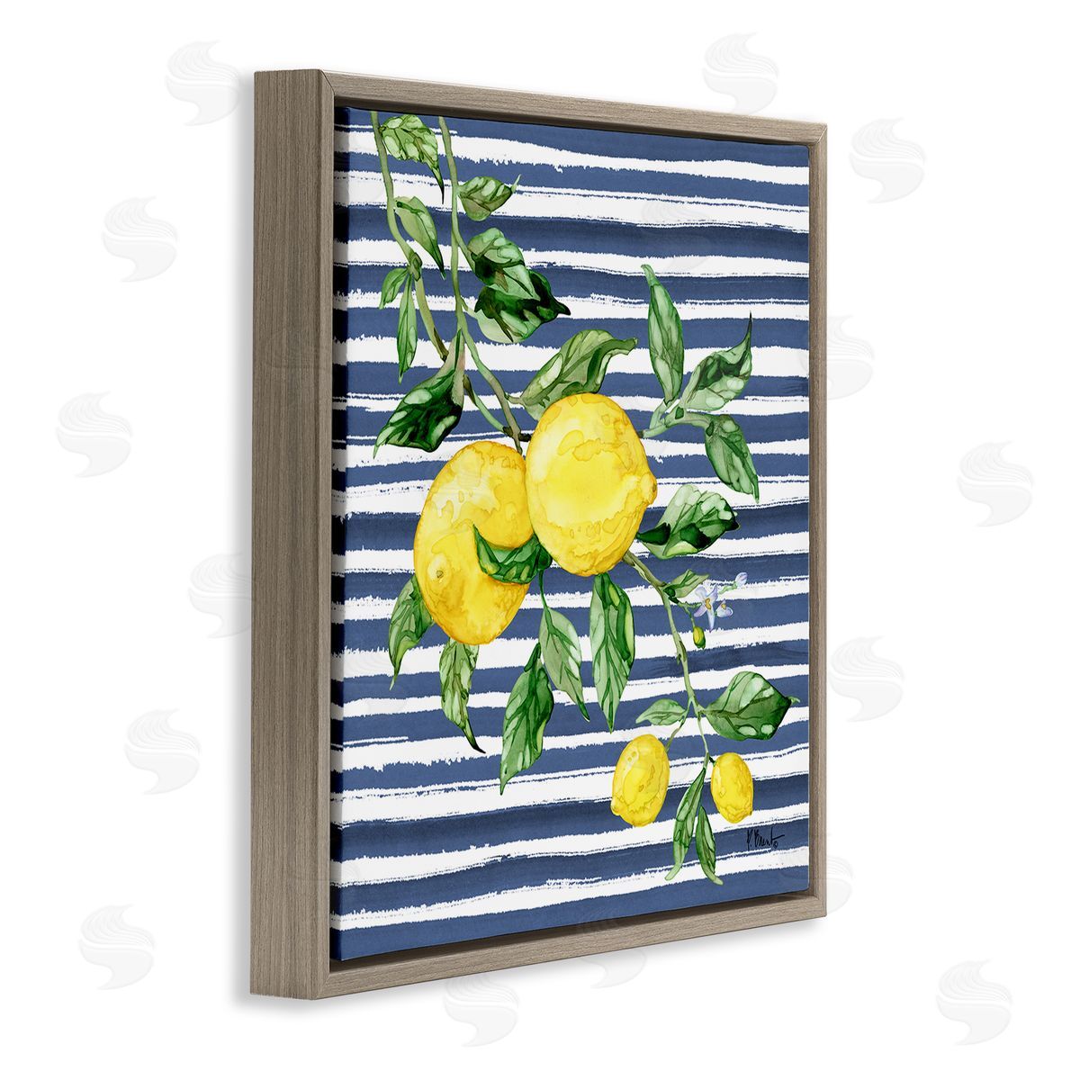 Paul Brent Juicy Lemon Vine Canvas Wall Art Print