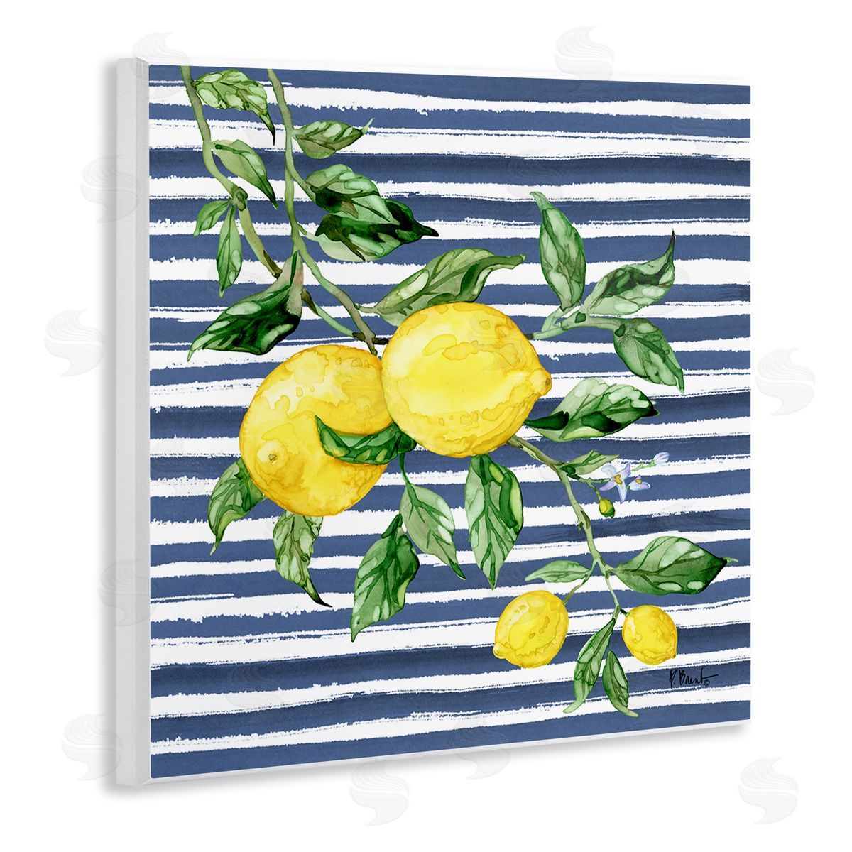 Paul Brent Juicy Lemon Vine Canvas Wall Art Print