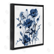 Paul Brent | Indigo Poppies & Butterflies
