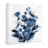 Paul Brent | Indigo Peonies & Dragonflies