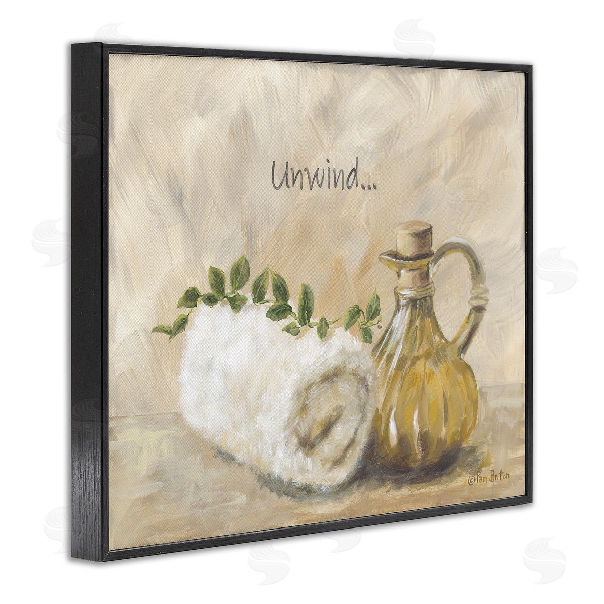 Pam Britton Unwind Bath Towel Canvas Wall Art Print