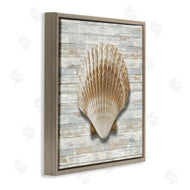 Amber Sterling | Clam Shell on Shiplap