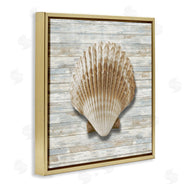 Amber Sterling | Clam Shell on Shiplap