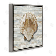 Amber Sterling | Clam Shell on Shiplap