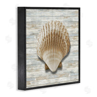 Amber Sterling | Clam Shell on Shiplap