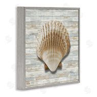 Amber Sterling | Clam Shell on Shiplap