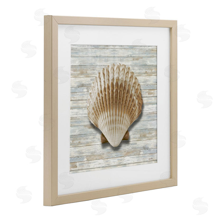 Amber Sterling | Clam Shell on Shiplap