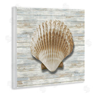 Amber Sterling | Clam Shell on Shiplap