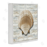 Amber Sterling | Clam Shell on Shiplap