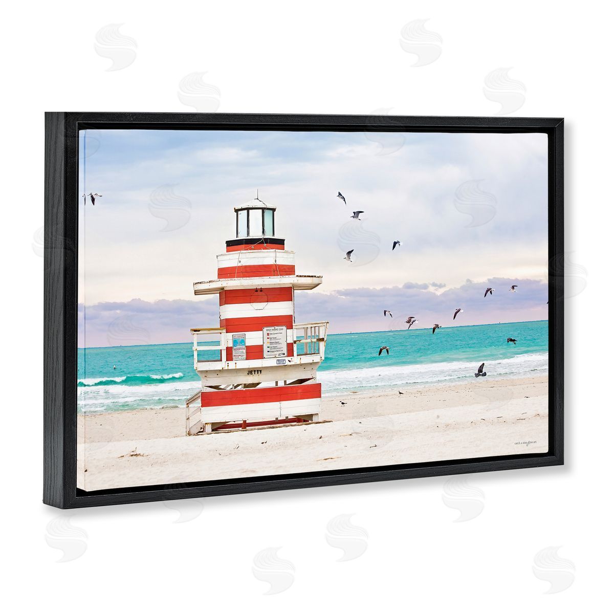 Seven Trees Design South Beach Sentry Canvas Wall Art Print