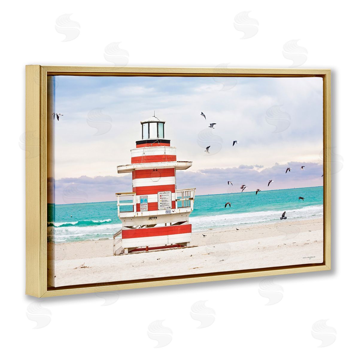 Seven Trees Design South Beach Sentry Canvas Wall Art Print