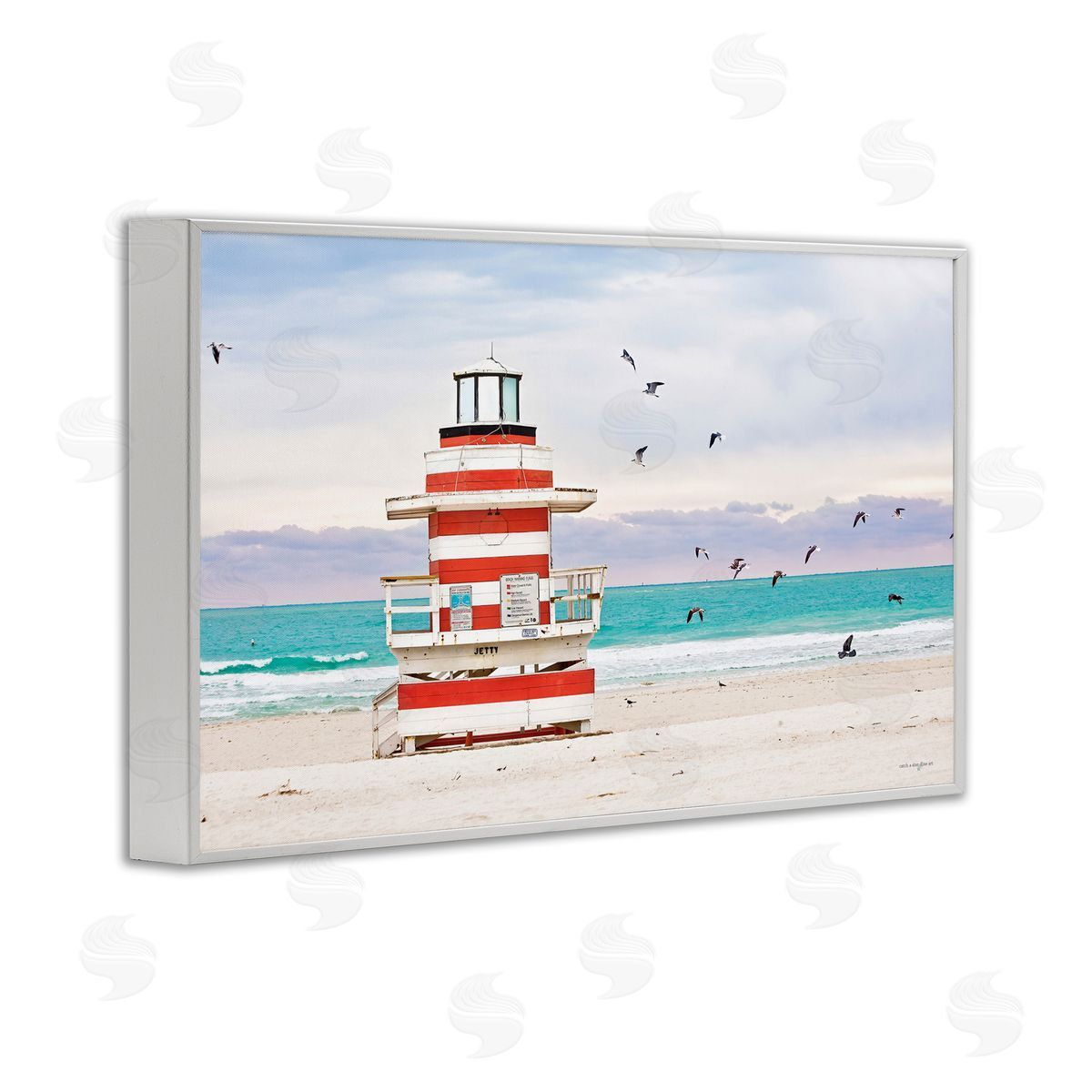 Seven Trees Design South Beach Sentry Canvas Wall Art Print