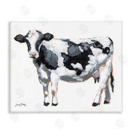 Sara Baker | Dairy Cow on White