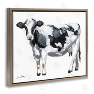 Sara Baker | Dairy Cow on White