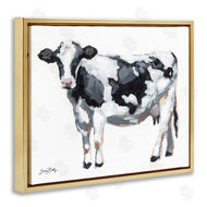 Sara Baker | Dairy Cow on White