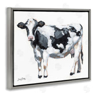 Sara Baker | Dairy Cow on White