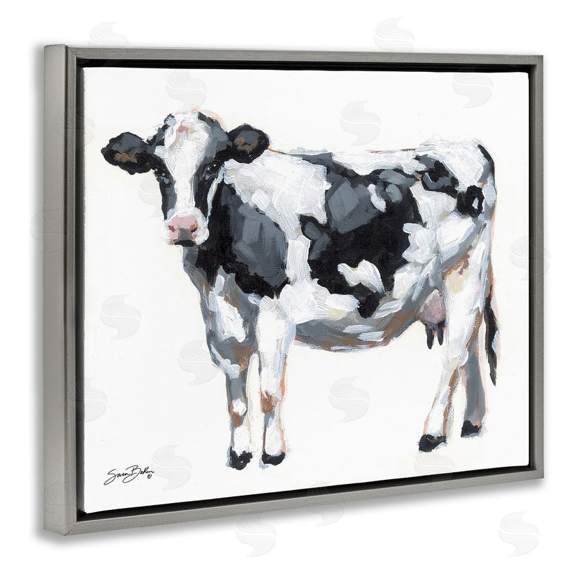 Sara Baker | Dairy Cow on White