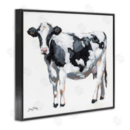 Sara Baker | Dairy Cow on White