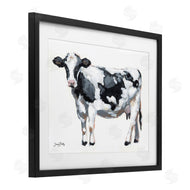Sara Baker | Dairy Cow on White