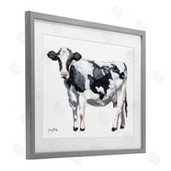 Sara Baker | Dairy Cow on White