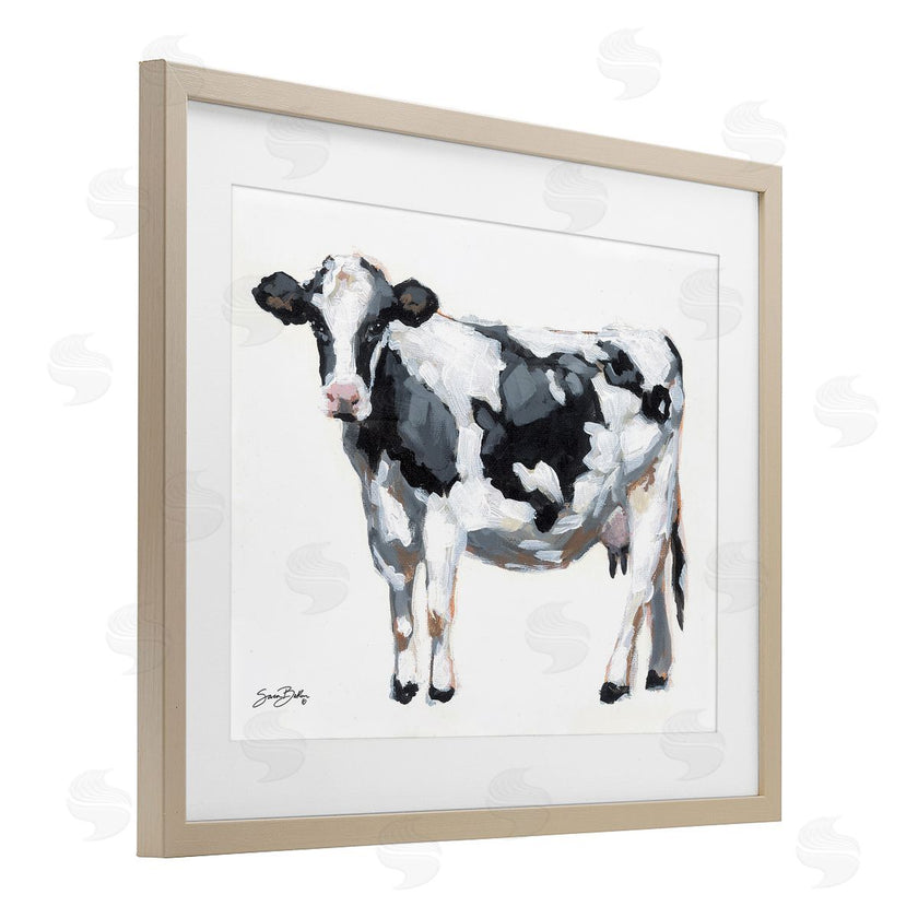 Sara Baker | Dairy Cow on White
