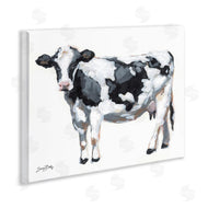 Sara Baker | Dairy Cow on White