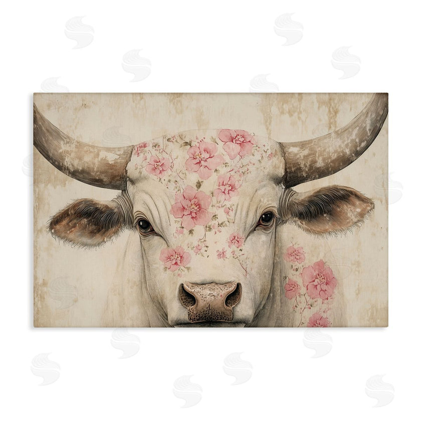 Heidi Kuntz | Cattle with Cherry Blossom Pattern