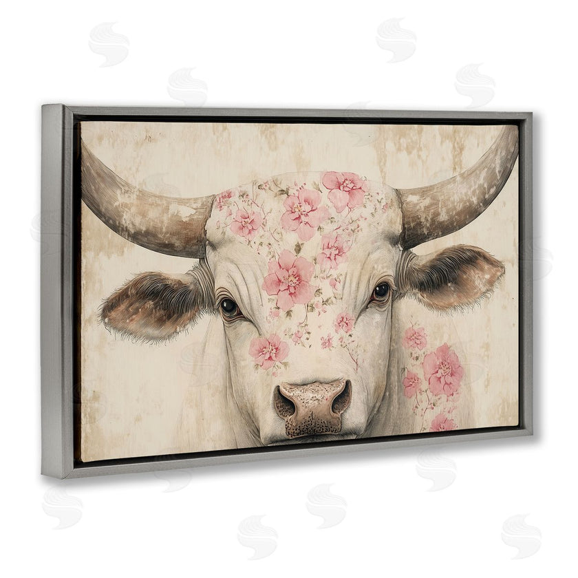 Heidi Kuntz | Cattle with Cherry Blossom Pattern