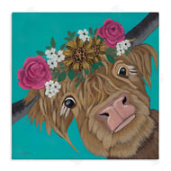 Ashley Justice | Joyful Cattle with Flower Crown