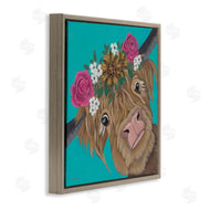 Ashley Justice | Joyful Cattle with Flower Crown