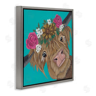 Ashley Justice | Joyful Cattle with Flower Crown