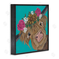 Ashley Justice | Joyful Cattle with Flower Crown