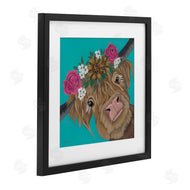 Ashley Justice | Joyful Cattle with Flower Crown