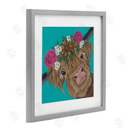 Ashley Justice | Joyful Cattle with Flower Crown