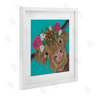 Ashley Justice | Joyful Cattle with Flower Crown